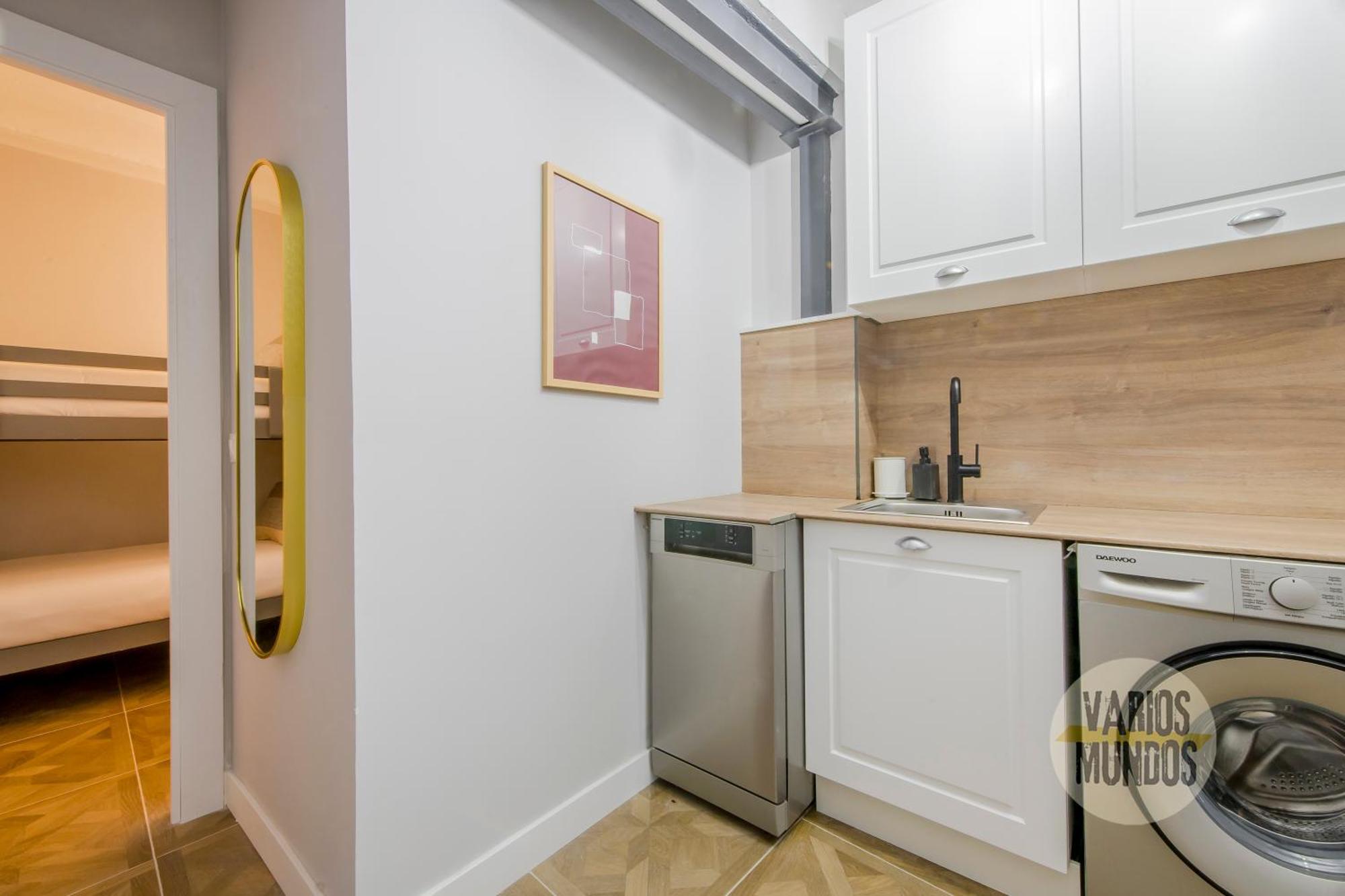 Confortable Apt Para 9Pax En El Centro De Madrid E3 Exterior photo